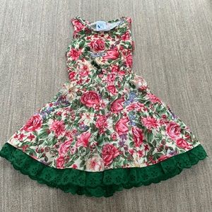 Jean Bouchet 2pc Floral Skirt & Tank  2yrs
